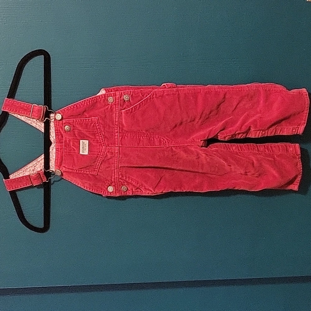 Red Velvet Osh Kosh Bibs